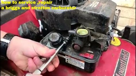 replace carburetor briggs stratton lawn mower